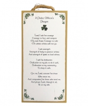 A Police Officer's Prayer - Wood Plaque