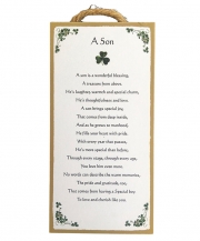 A Son - Wood Plaque