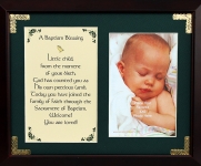 Baptism Blessing - Little Child - 8x10 Photo Blessing