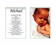 8x10 Baby Photo First Name Meaning (Boy)