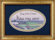 Pog Mo Thoin - 5x7 Blessing - Oval Gold Frame