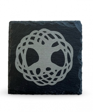 Tree of Life Slate Coaster