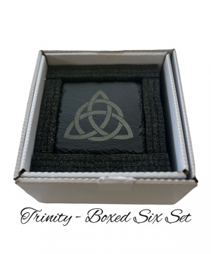 Trinity Slate Coaster - Boxed 6 pack