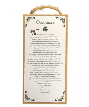 Desiderata - Wood Plaque