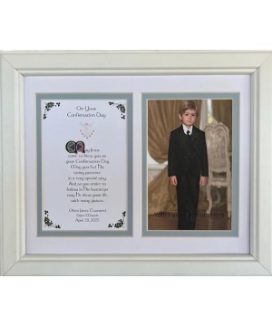 On Your Confirmation Day - Boy - 8x10 Photo Blessing