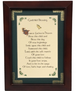 Godchild Blessing - 5x7 Blessing
