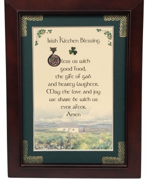 Irish Kitchen Prayer - 5x7 Blessing 