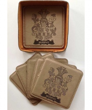Personalized Coat-of-Arms Coasters