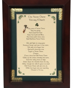 Notre Dame Victory Song - 5x7