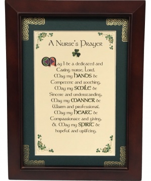 Nurse's Prayer - 5x7 Blessing